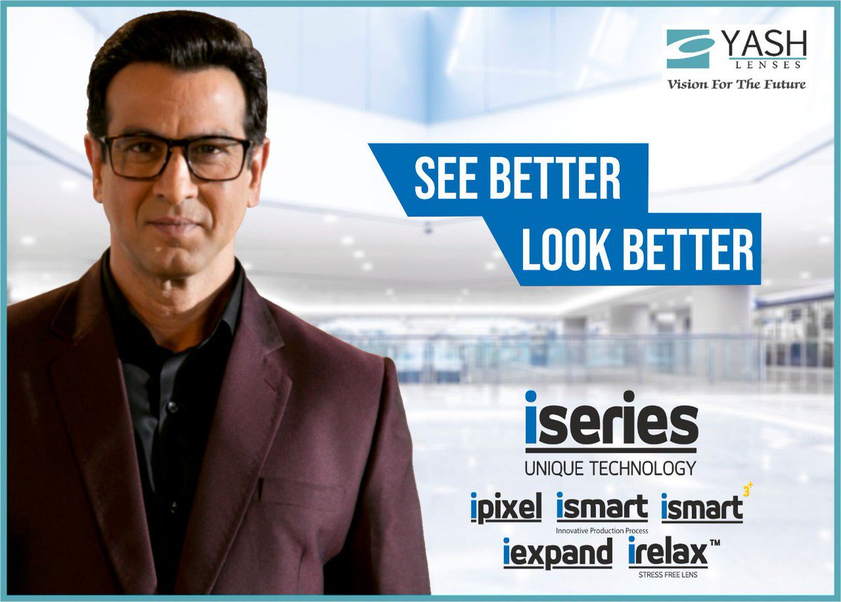 YashOandL's tweet photo. ISERIES unique technology progressive lenses comes with a prescription of individual eye
#YashLenses #VisionForTheFuture #iseries #ipixel https://t.co/aFimdbpxrR