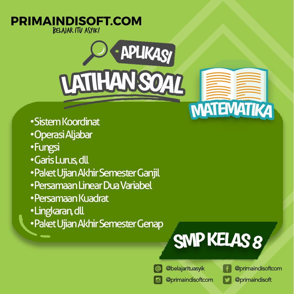 Primaindisoft Situs Belajar Online على تويتر Cari Latihan Soal
