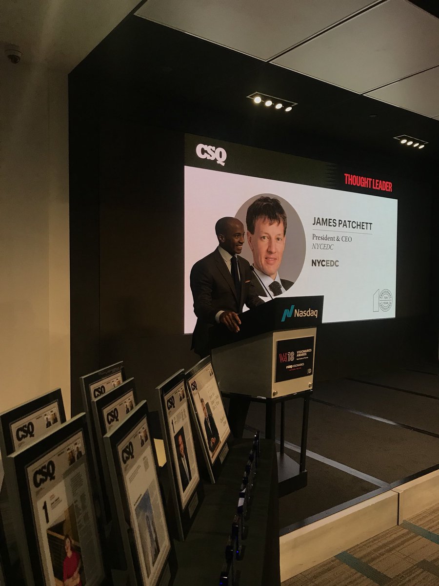 CSQMag's tweet photo. Eric A. Clement explains how NYEDC is “looking to improve our infrastructure and open our business”. #CSQVisionaries #CSQ10Anniversary https://t.co/3Q1HGKFbWw