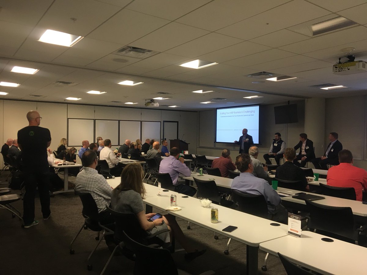 CourtMargossian's tweet photo. Kicking off @FollowContinuum @Webroot #msproundtable Denver with an awesome group of panelists! https://t.co/GH3k1wPFKJ