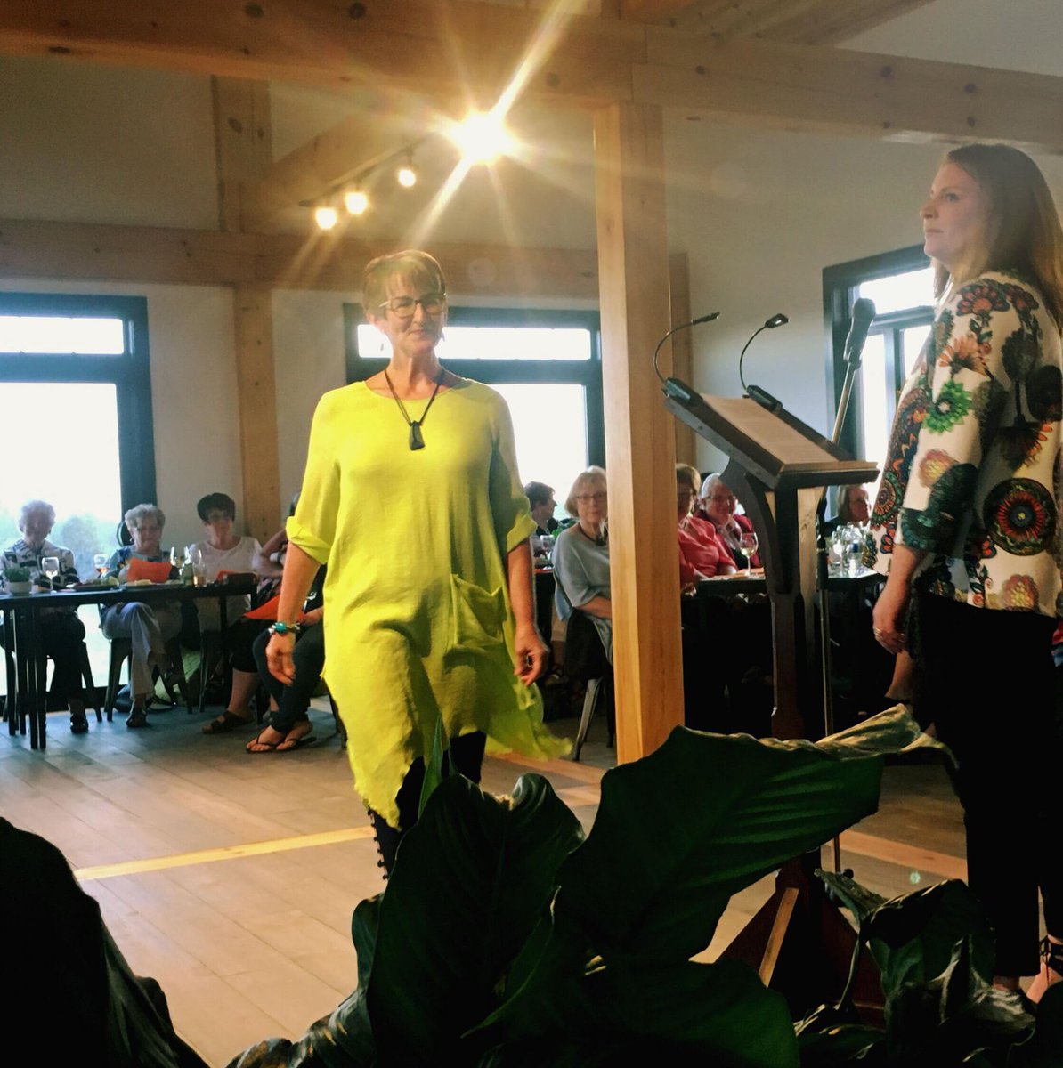 Fantastic fashion show ce soir with amazing clothes from @BTQGwendoline and Shawville Shooz . Thanks to emcee @KrisThibeault