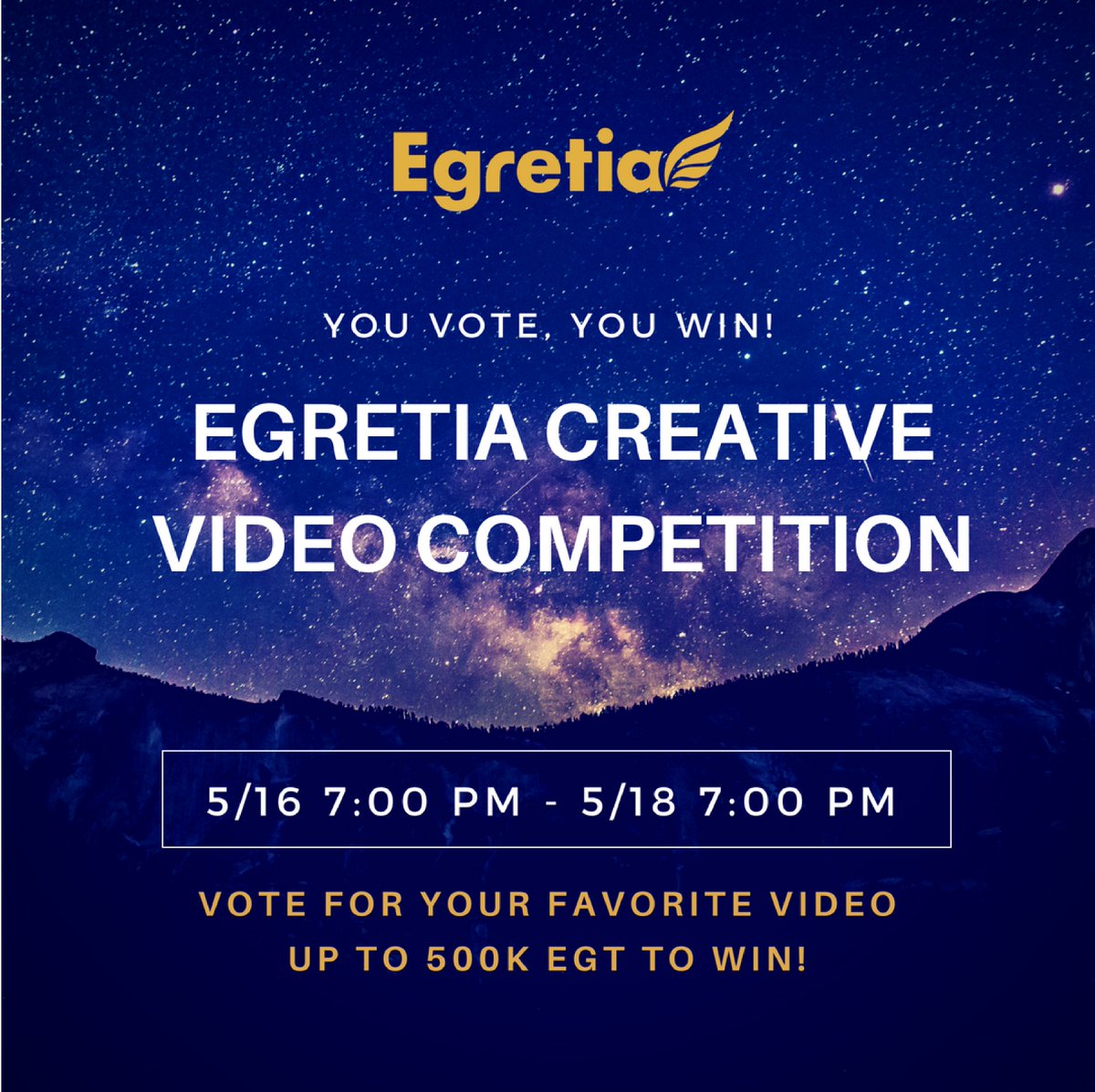 Here are 10 OUTSTANDING VIDEOS of Egretia Youtube Creative Video Competition! Come and vote your favorite one! We will give away up to 500K EGTs for those who voted, and don't forget to write down your Tokeneed UID and telegram ID. More info: bit.ly/2KtRZ1U. #egretia