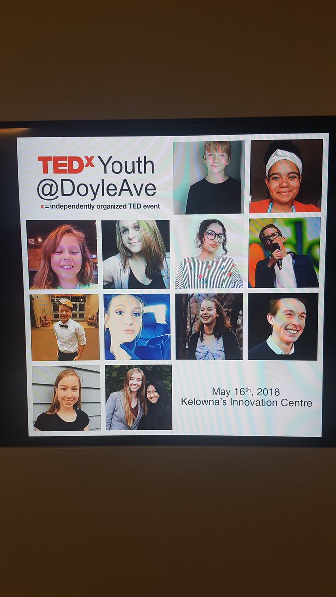 Feeling very fortunate tonight to be able to listen to so many inspirational young speakers @TedxYouthDoyle including <a href="/PENHI67/">Pen-High</a> student Paris.