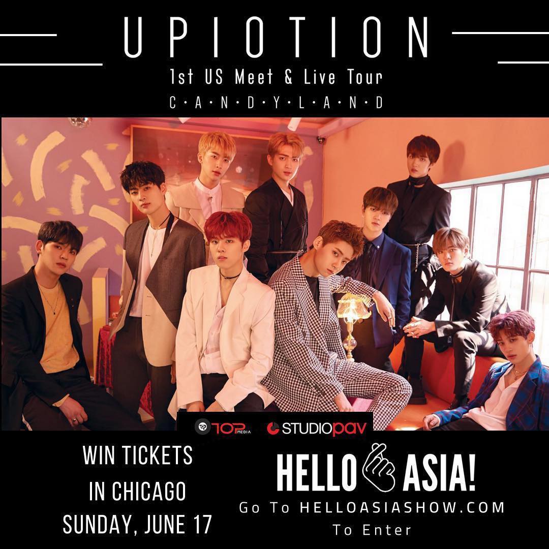 ericjeggers's tweet photo. Now that's what I'm talkin' about @helloasiashow!!! A live interview with @UP10TION π in Chicago~
...
#HelloAsia #Honey10
#UP10TIONinCHI
#UP10TIONxHelloAsia https://t.co/HB6RVNgShh
