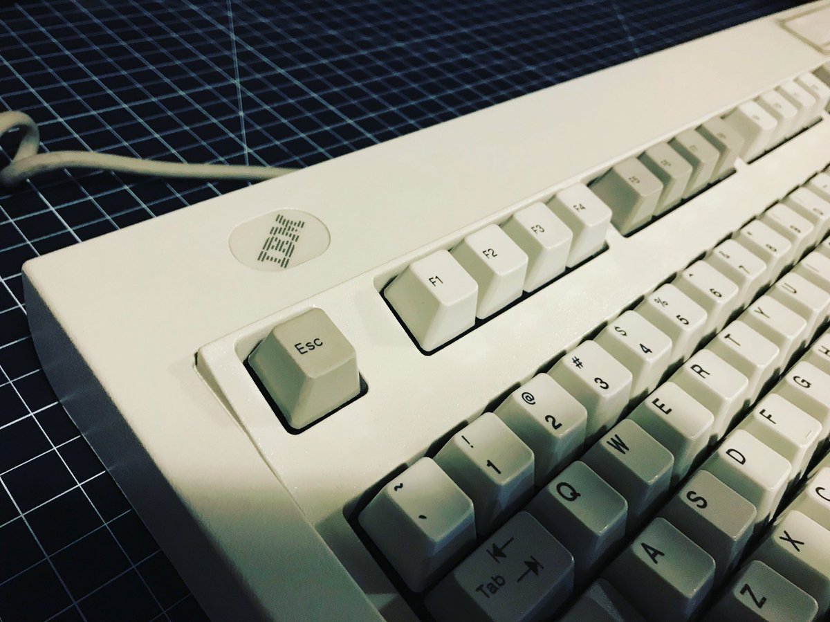 BrainasiumBB's tweet photo. IBM Model M pickup today. #allaboutdemclicks #1995 #1990s #geek #retrogamer #retrogaming #mechanicalkeyboard https://t.co/ToXH7hpPNj