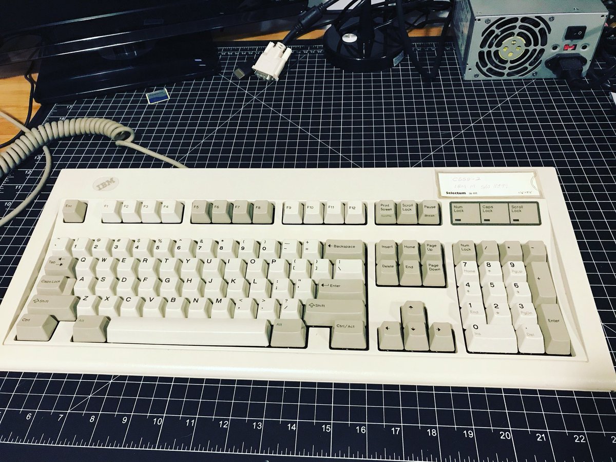 BrainasiumBB's tweet photo. IBM Model M pickup today. #allaboutdemclicks #1995 #1990s #geek #retrogamer #retrogaming #mechanicalkeyboard https://t.co/ToXH7hpPNj