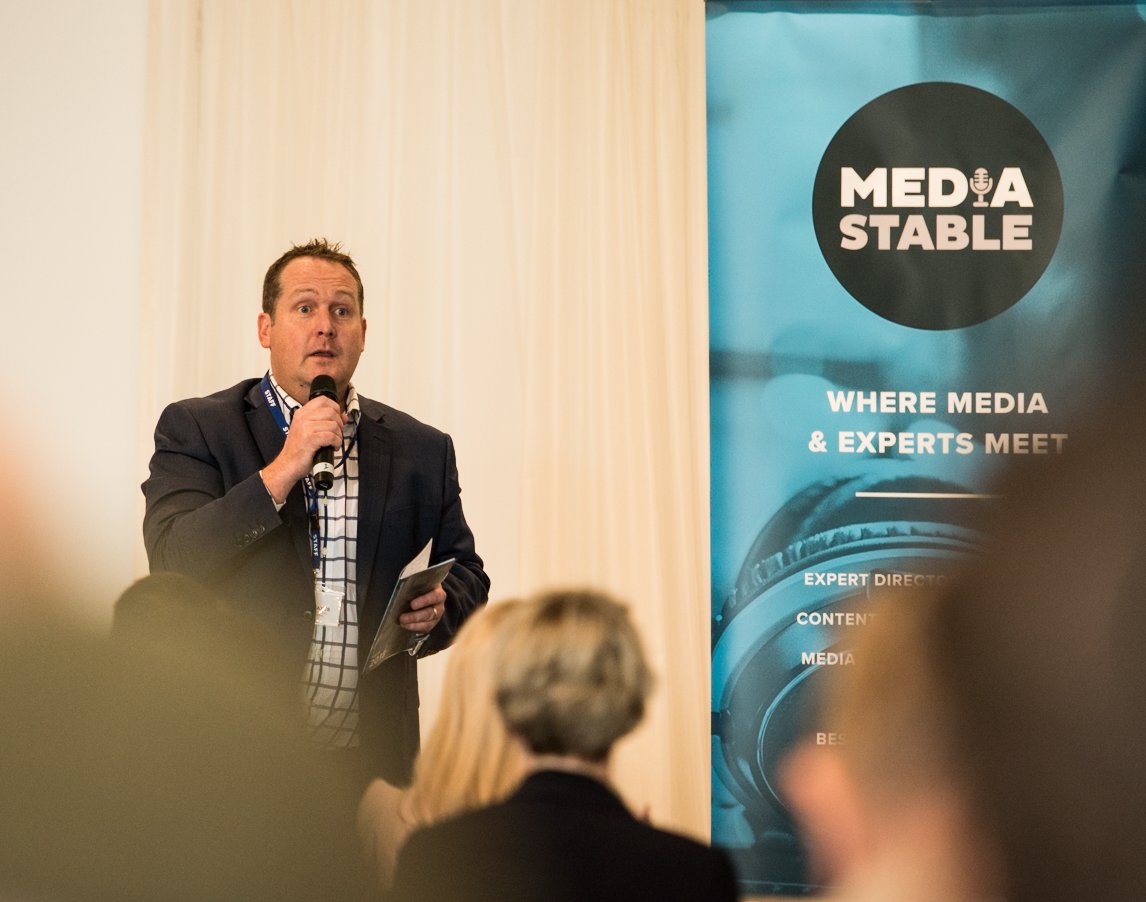 julianmasters's tweet photo. #meetthemedia perth is in session! Shooting for @Nic_Hayes speakers @LeeSteele_ @GenoveseMichael @ericajo888 https://t.co/c6eFmJYz9q