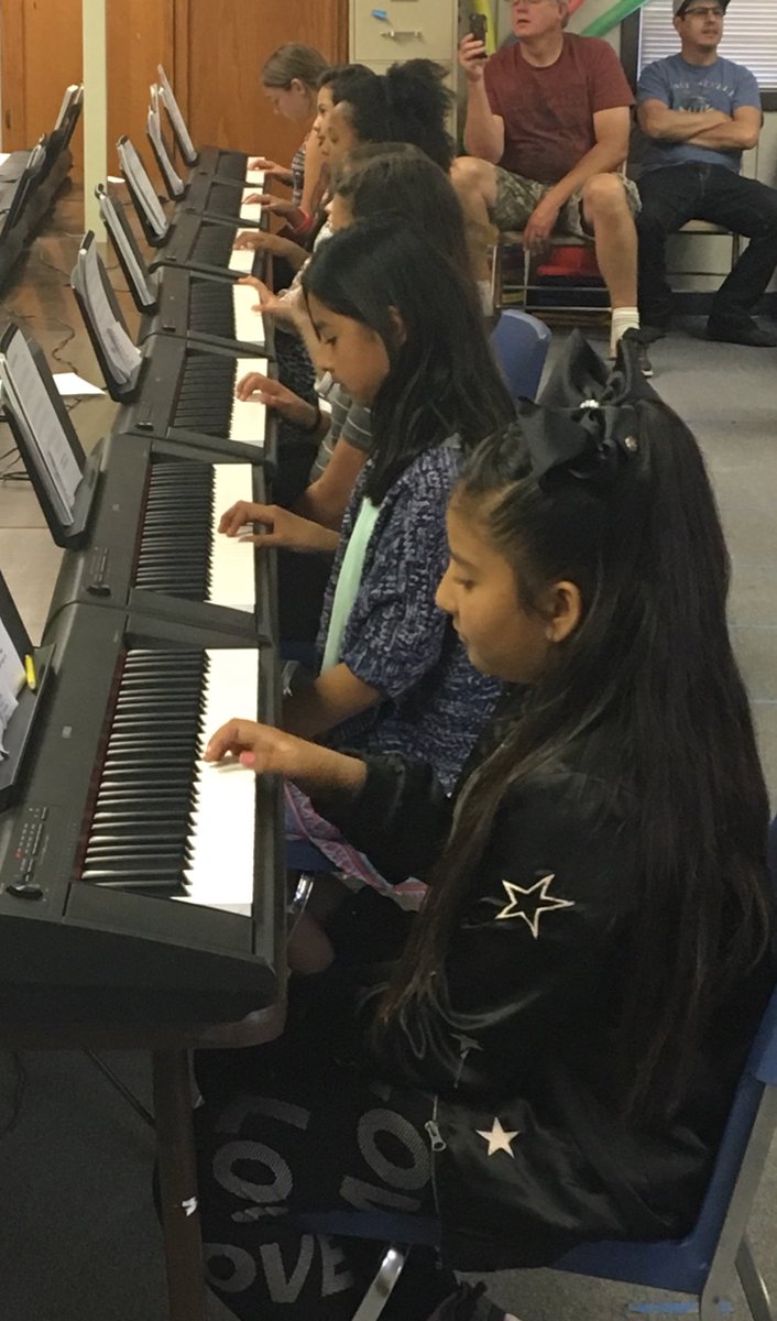 BauerSpeck's tweet photo. Our parents enjoyed a wonderful recital today! Our Bobcats  showed off the keyboard skills they learned during a 10 week after school program. https://t.co/Vtzf2XeGF0