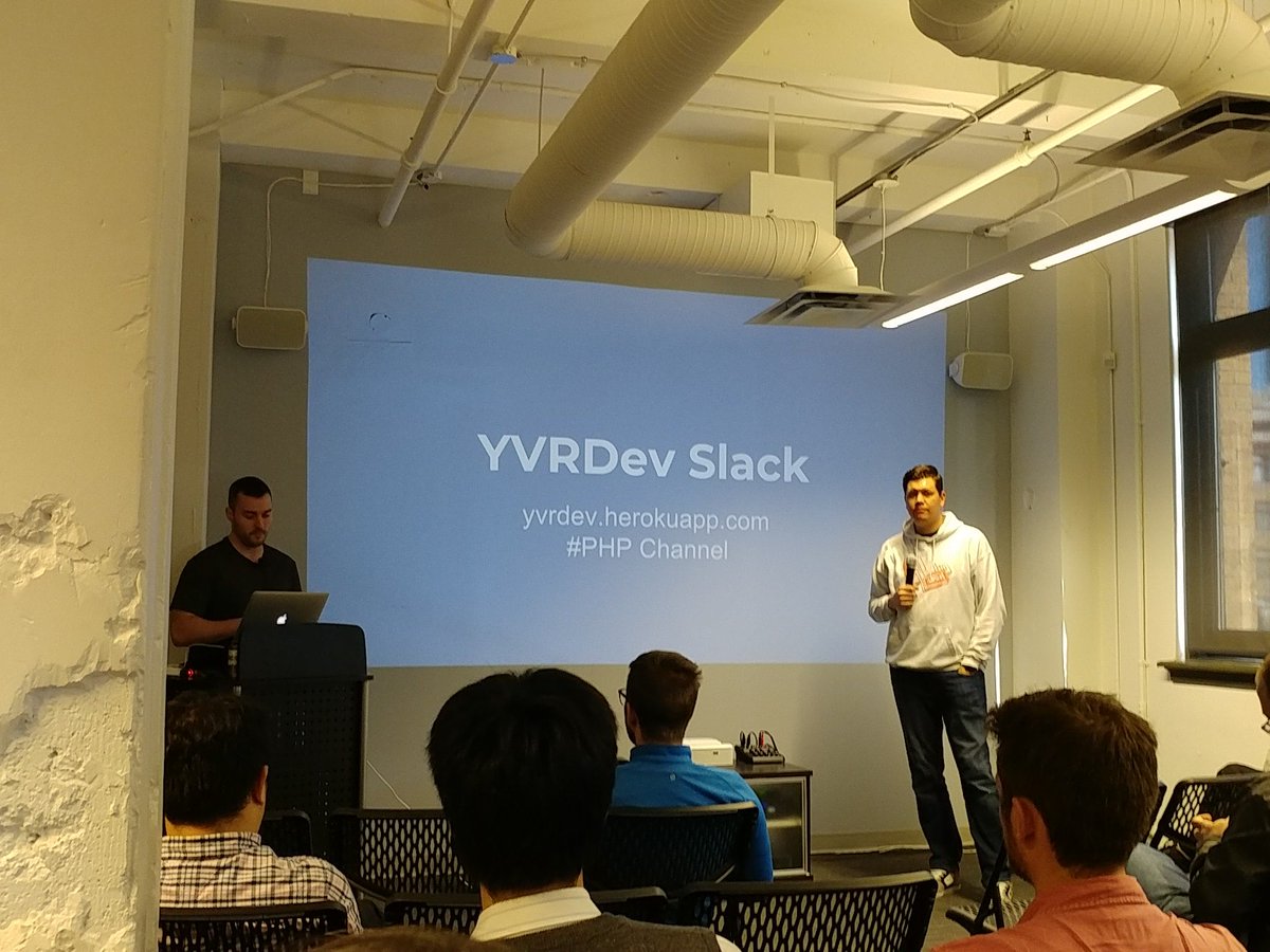 Kalenjohnson's tweet image. It&apos;s that time of the month again @phpvancouver #vanphp