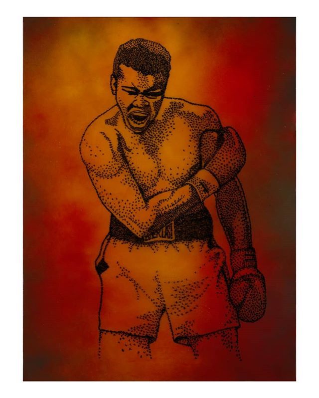 EvilGeniusGrp's tweet photo. I'm pretty, I'm so pretty...I'm a bad man!" Ali print up at https://t.co/QVEc8piHJE Gallery quality prints - limited edition signed and numbered. 23 were available now only 14! https://t.co/1eJXdfZgJ4