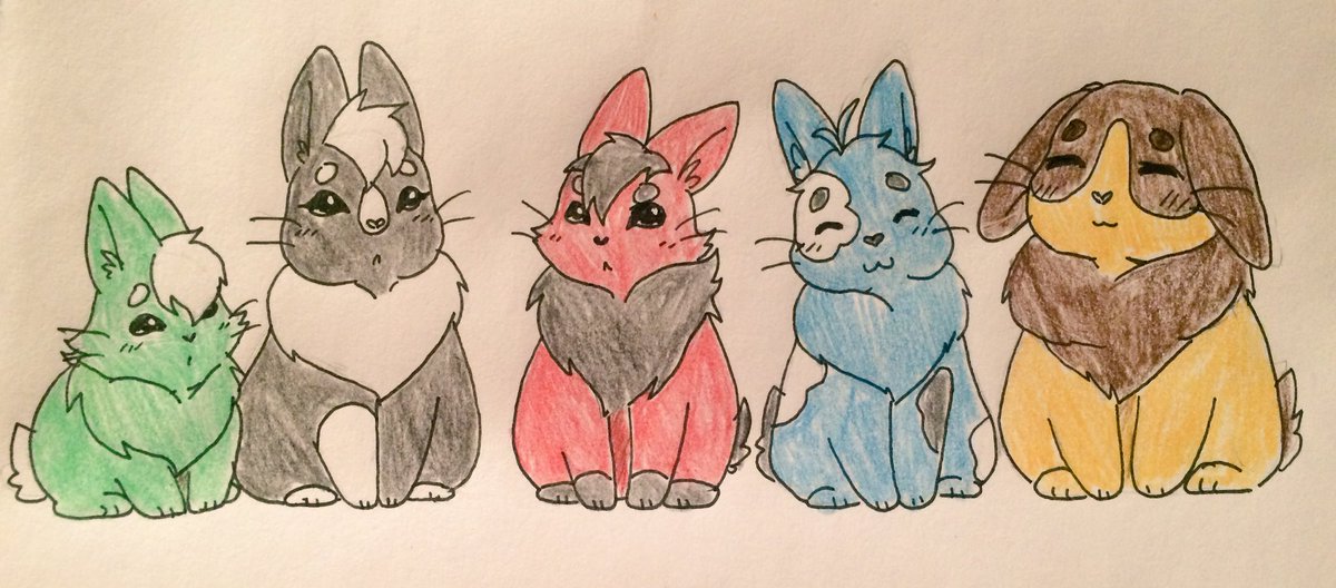 teiandcake's tweet photo. Testing out ideas for a potential sticker set. Yep. Cause I'm bun trash #buntron https://t.co/Adc3d1we7O