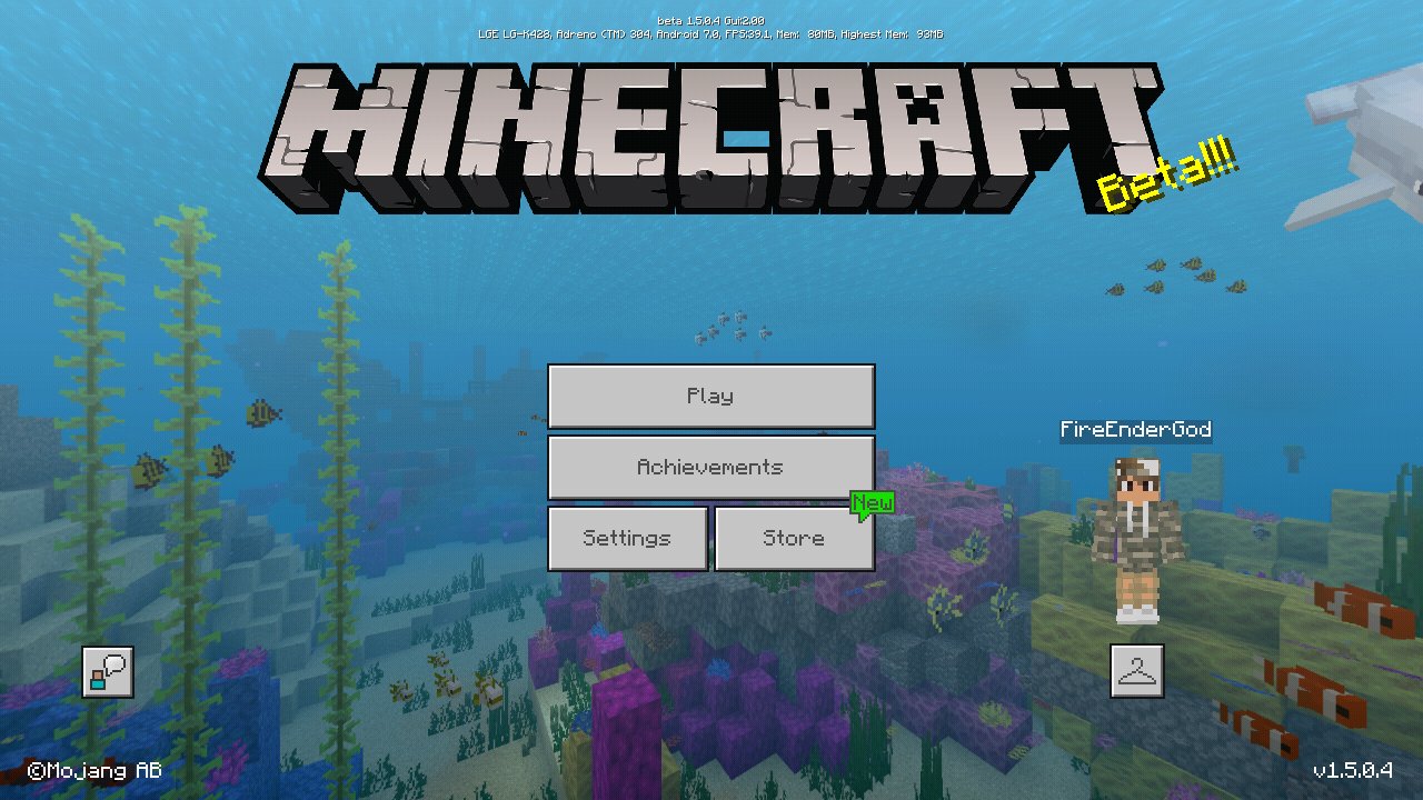 Minecraft là một trong những game thu hút đông đảo game thủ. Hãy khám phá giao diện menu mới cực kỳ tuyệt vời và đẹp mắt cho Minecraft. Với những màu sắc tươi sáng và động đà, giao diện menu này sẽ mang đến cho bạn cảm giác thích thú và mới mẻ.