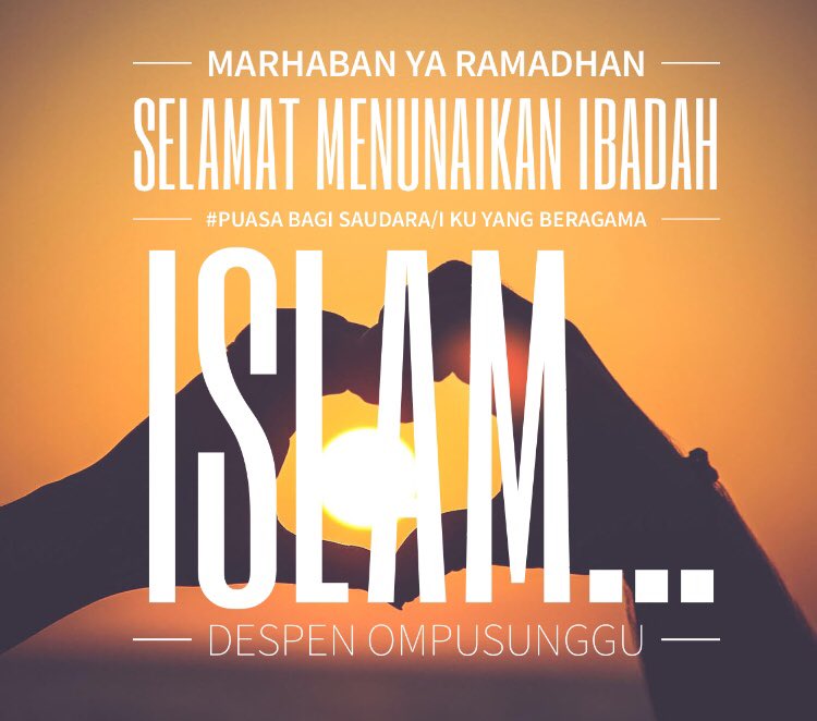 Selamat menunaikan ibadah puasa for all my friends...
