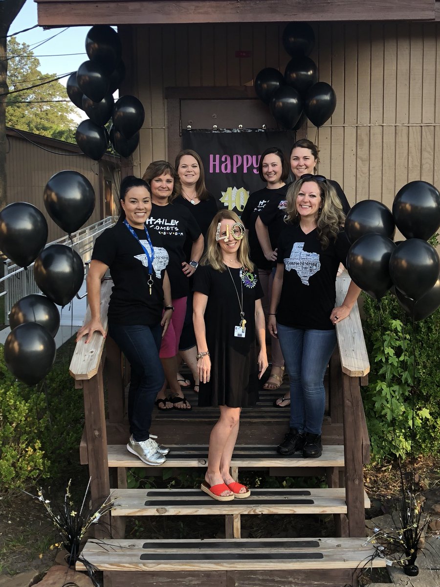 HaileyCISD's tweet photo. The fourth grade team spoiled Mrs. Capan today for her birthday!!!! 🎉🤩 https://t.co/LNkUXckzwV