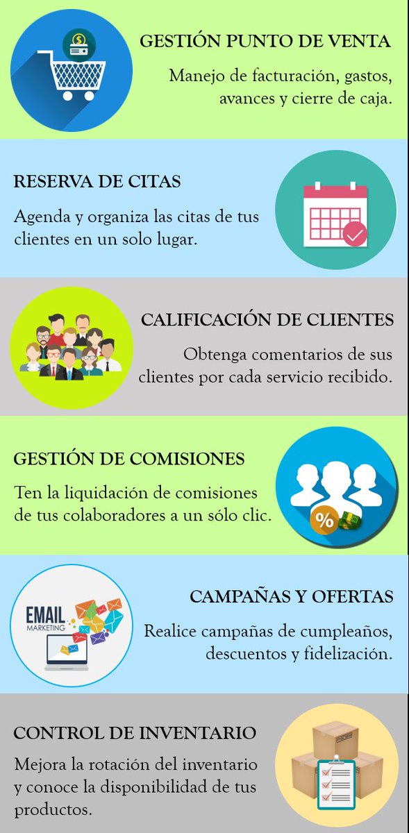 impsosalon's tweet photo. "Gestiona fácilmente tu Centro de Belleza" 

Software 100% Colombiano para Salones de Belleza 💅💇 Centros de Estética, Barberías💈y Spa💆

https://t.co/CjyqpgJt0g https://t.co/5r7R2X2tnI
