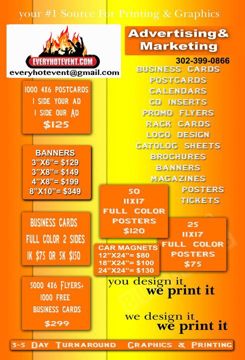 Special on printing &amp; marketing
