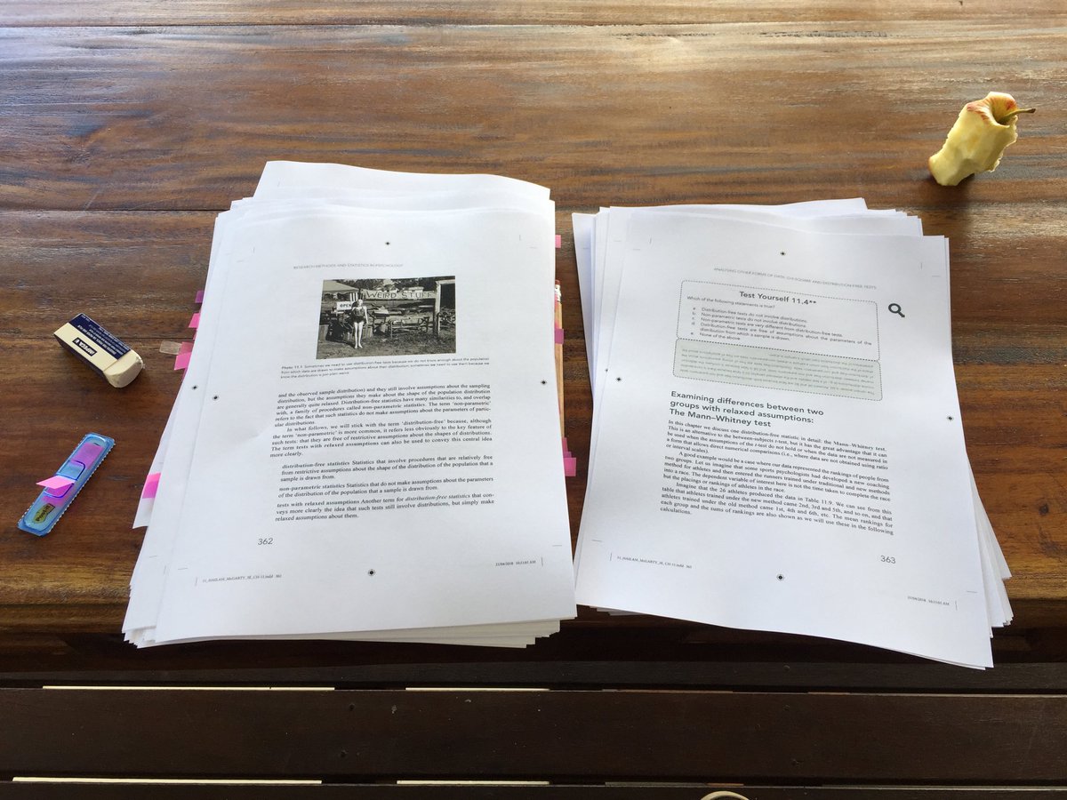 alexanderhaslam's tweet photo. I’m currently working carefully through our proofs for the 3rd Edition of Research Methods and Statistics in Psychology. This is a good point at which to thank Eric Vanman — @socialneuro — for his help with all the new material about Open Science. @Becky_SagePsych @SAGE_News https://t.co/pXXUhRRY1J