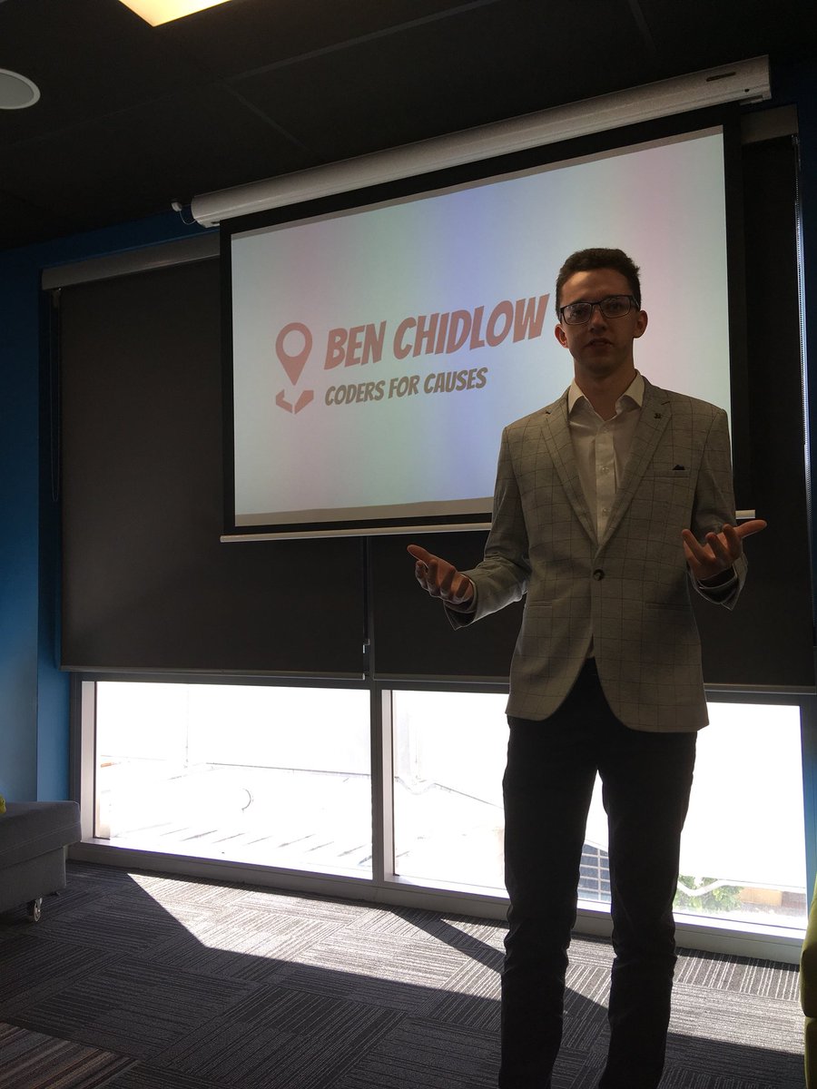 JackHallam16's tweet photo. At the HomeForNow launch this morning @foyeroxford great to see @AnglicareWA and Codersforcauses supporting such an important issue in crisis accommodation. Thanks @UWAInnovation for the invite. https://t.co/yxpvPlEXlg