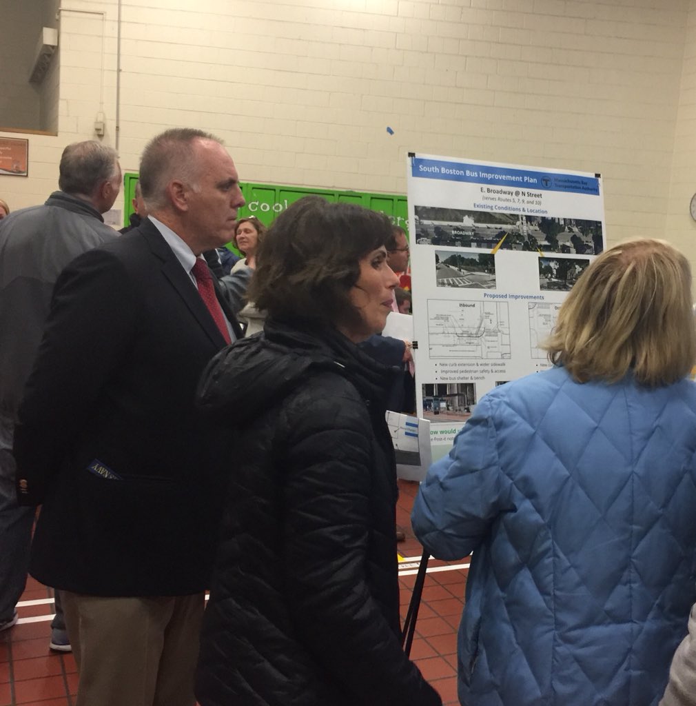 EdforBoston's tweet photo. Thank you @mbta @bostonbtd for community meeting tonight re bus service proposals. Thank you to residents for enthusiasm &amp; feedback. Investment &amp; improvements to service critical &amp; will continue dialogue. Bus lane for L &amp; Broadway area unlikely to alleviate congestion as intended https://t.co/T1u8QUqulW