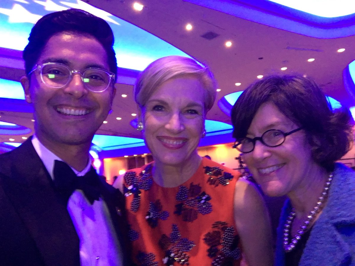 HRC's Alejandro Avilés and MB Maxwell with Cecile Richards.