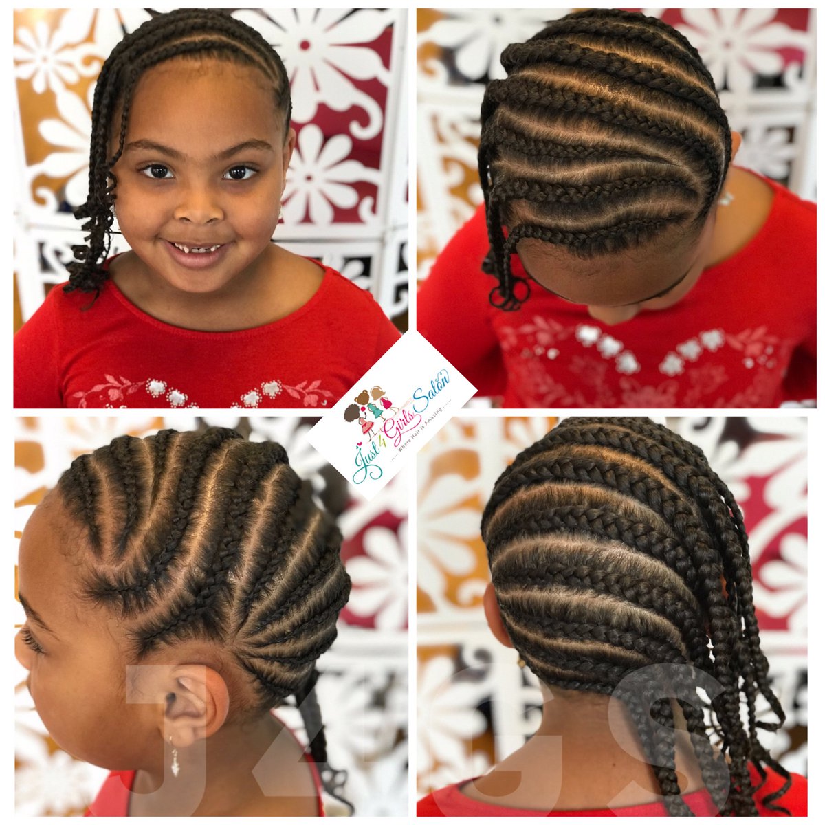 Just4GirlsSalon's tweet photo. Hairstyle:Braided to the side with ends curled. Book your next appointment with us!#just4girlssalon #beads #braids #happyclients #atlantalocation #smyrnalocation #curls #trims #pink #girlslovebows #allgirlssalon #momsofgirls #dadswithgirls #bubblybeautiful #haircare https://t.co/hsijkUfEJK