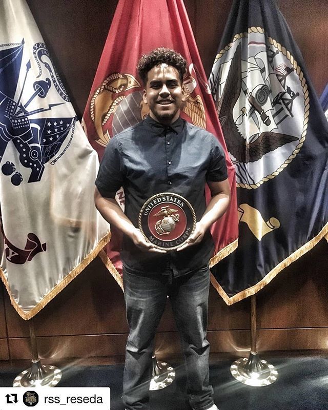 LAXMARINES's tweet photo. The RSS Reseda family wants to welcome Poolee David Saucedo to the family. A current senior from Canoga Park High School will start his journey this fall to earn the title United States Marine. #marines #poolees #rssreseda #cphs #canogaparkhighschool @ca⦠https://t.co/9RB4g211Vh https://t.co/M9ACOzJL5c