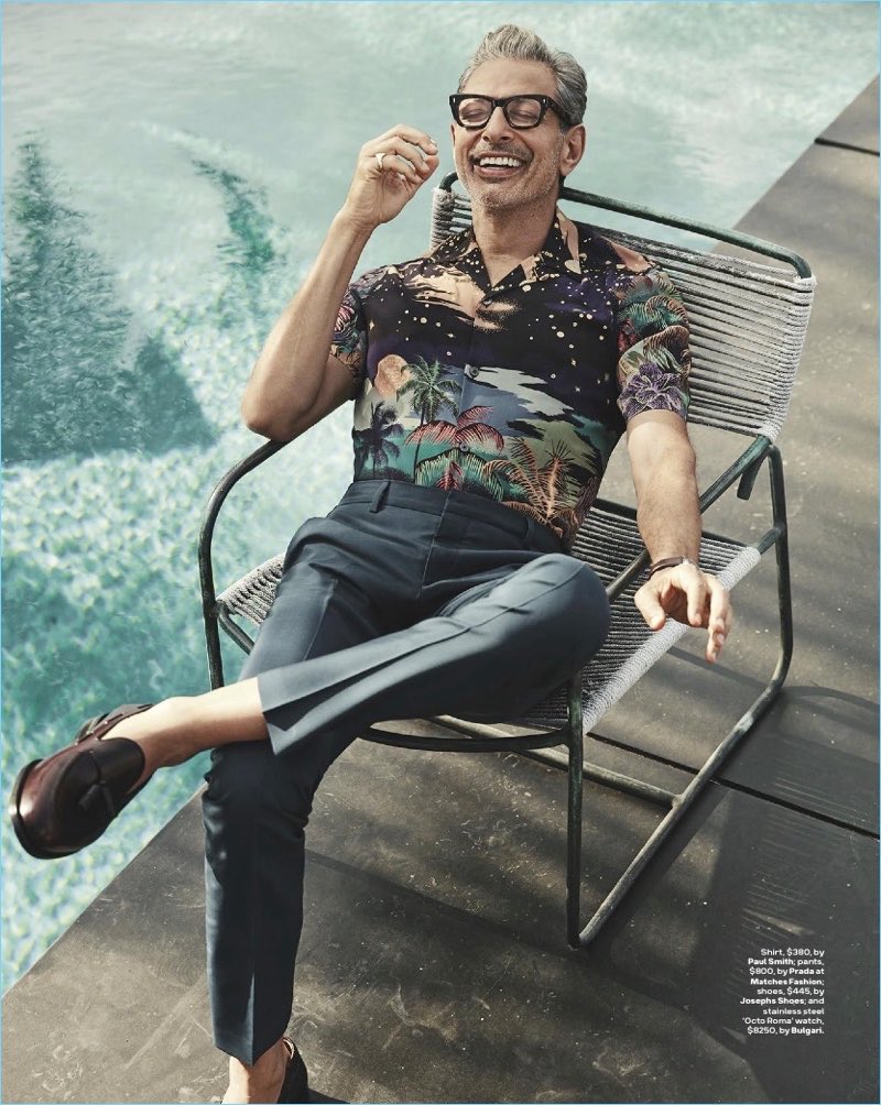 melmadara's tweet photo. Jeff Goldblum appreciation post because he’s 65 and serving LOOKS https://t.co/qDZReaTm2i