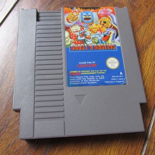 nintencollect's tweet image. The #GameFromOurPAL this #WedNESday is the #PALversion of @Capcom_UK's #GhostsNgoblins for the #NES! 👻😈🐉🤺