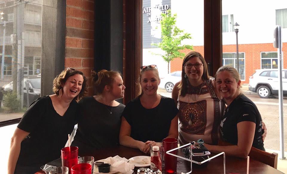 JessicaBallman's tweet photo. Great time at happy hour tonight!
#epsilon100
#ilovethesegirls https://t.co/lCDbqZQOzJ