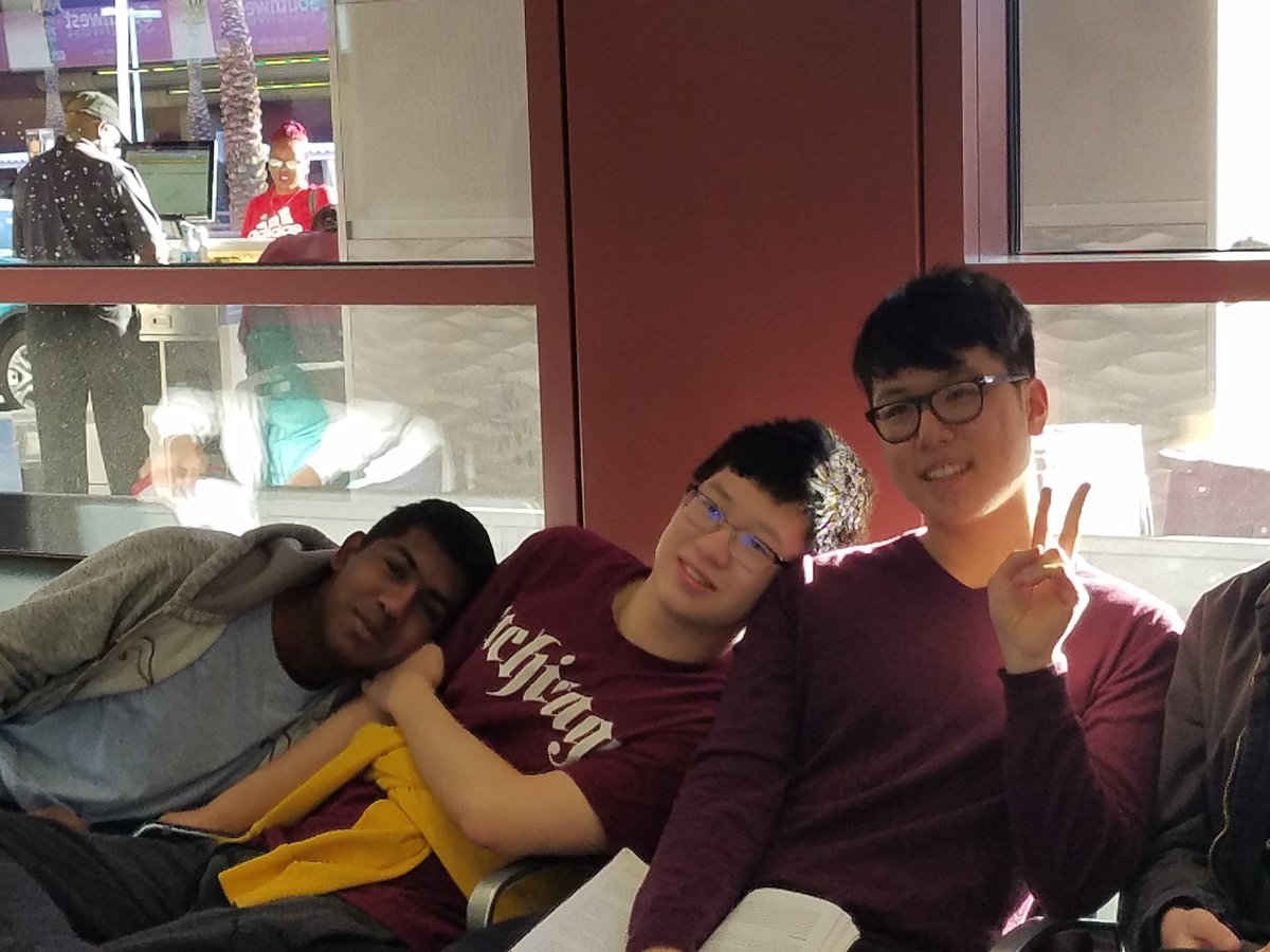 seashell663's tweet image. Clark Chargers from NV on there way to #SO2018CSU!