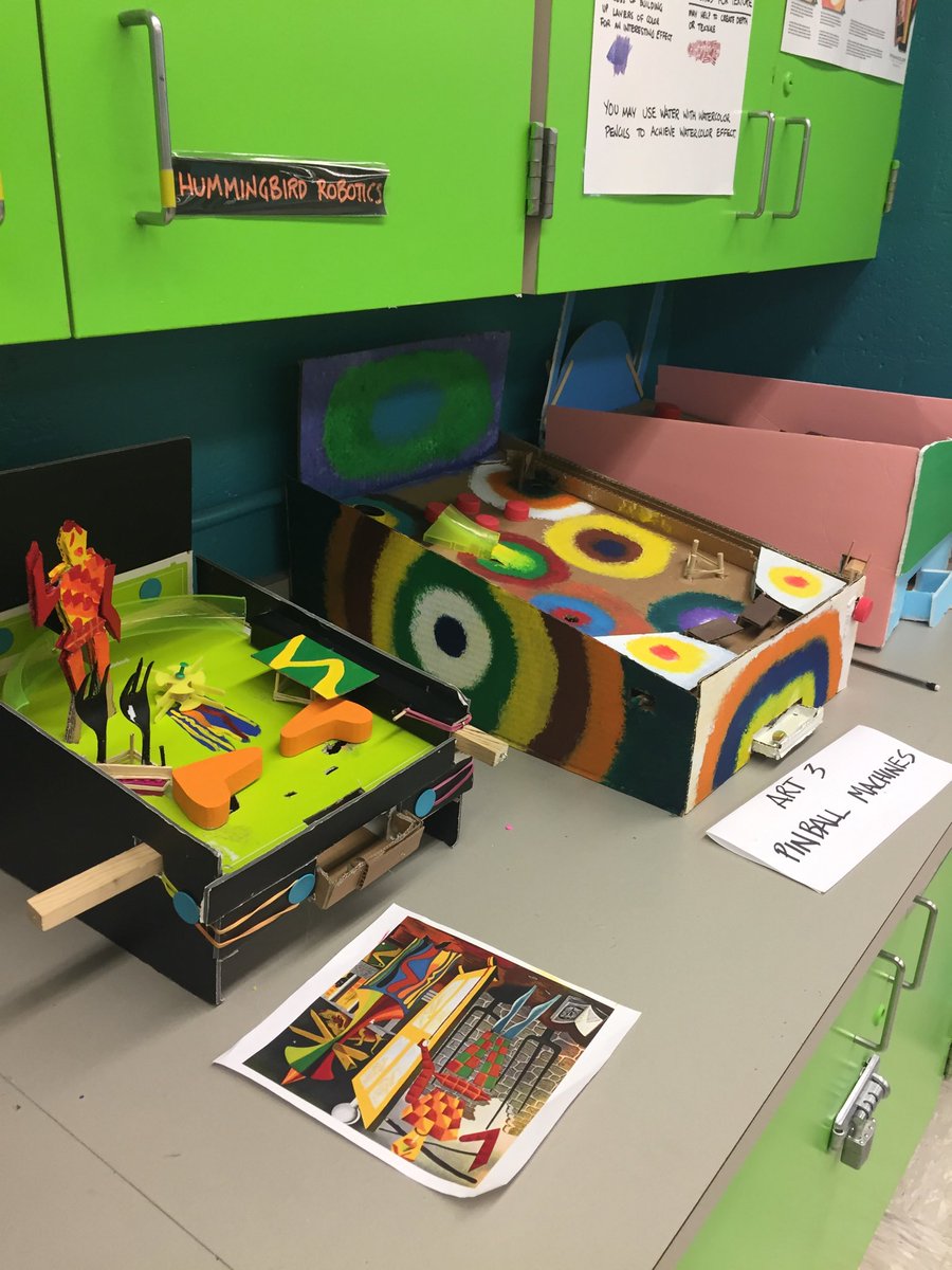 jayneesweet's tweet image. Artist Cardboard Pinball Machines - come and play at #Remake Learning, May 22,2018.   5-7pm.   #South Allegheny HS/MS. There is something for everyone.