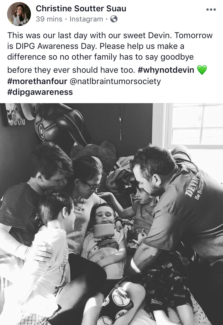 WhyNotDevinDIPG's tweet image. Tomorrow is #DIPGAwarenessDay. Please join us in wearing green for Devin, and all DIPG warriors.💚#WhyNotDevin #EndDIPG