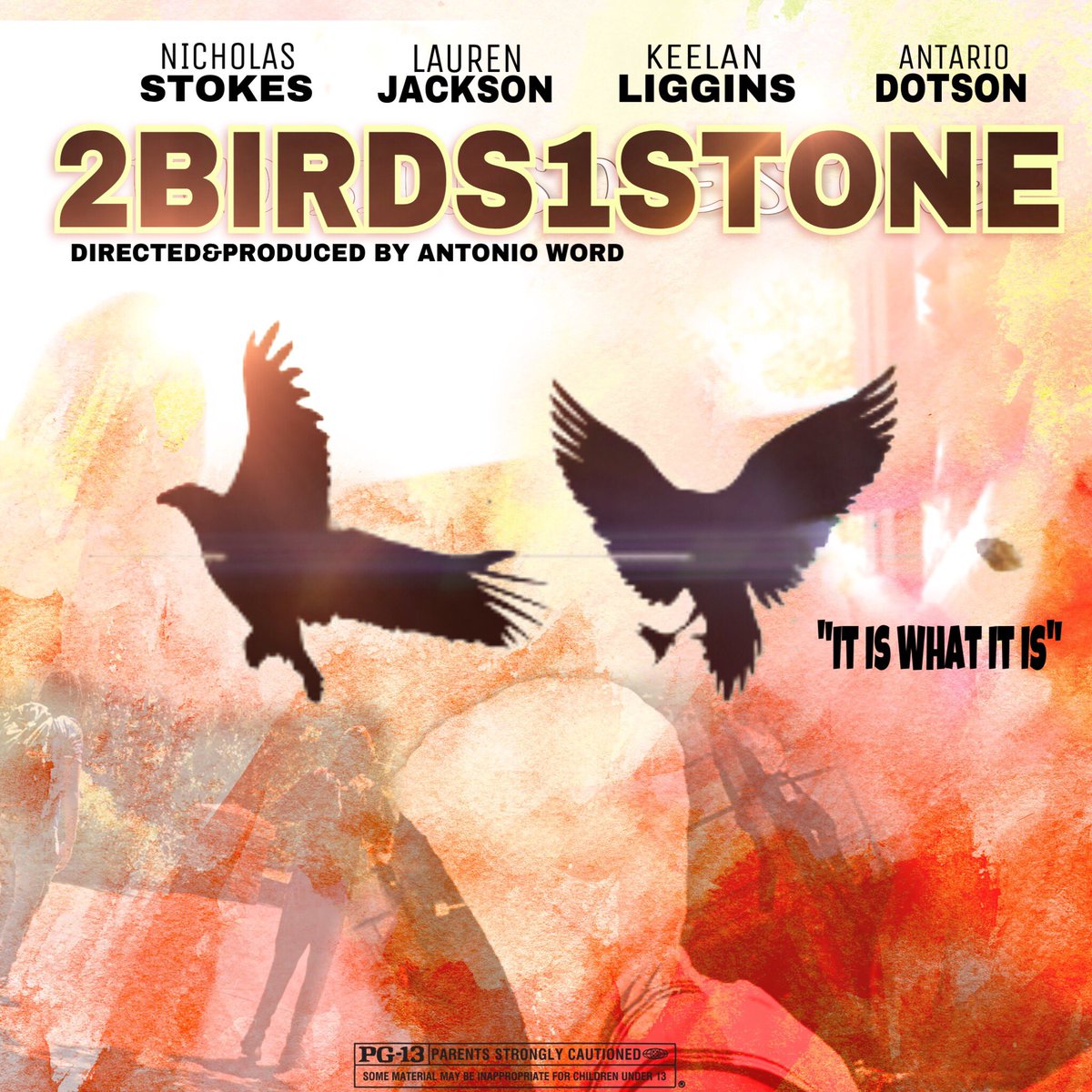 TNATru's tweet photo. Unofficial Flyer for my first film 📺🎥“TwoBirds,OneStone” that will be premiering May 31st, 2018 starring @LaurenJackson @nicktakenote @Talented_Keelo @RastamonRio ... TODAY MAKES LESS THAN TWO WEEKS📆!!! #ItsAMovie #May31st #TwoBirdsOneStone #UnderratedVisuals #IndieFilm https://t.co/Ml0CMHEHVJ