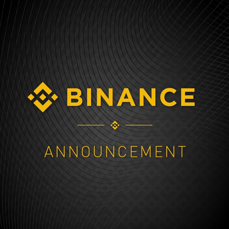 Binance tweet media