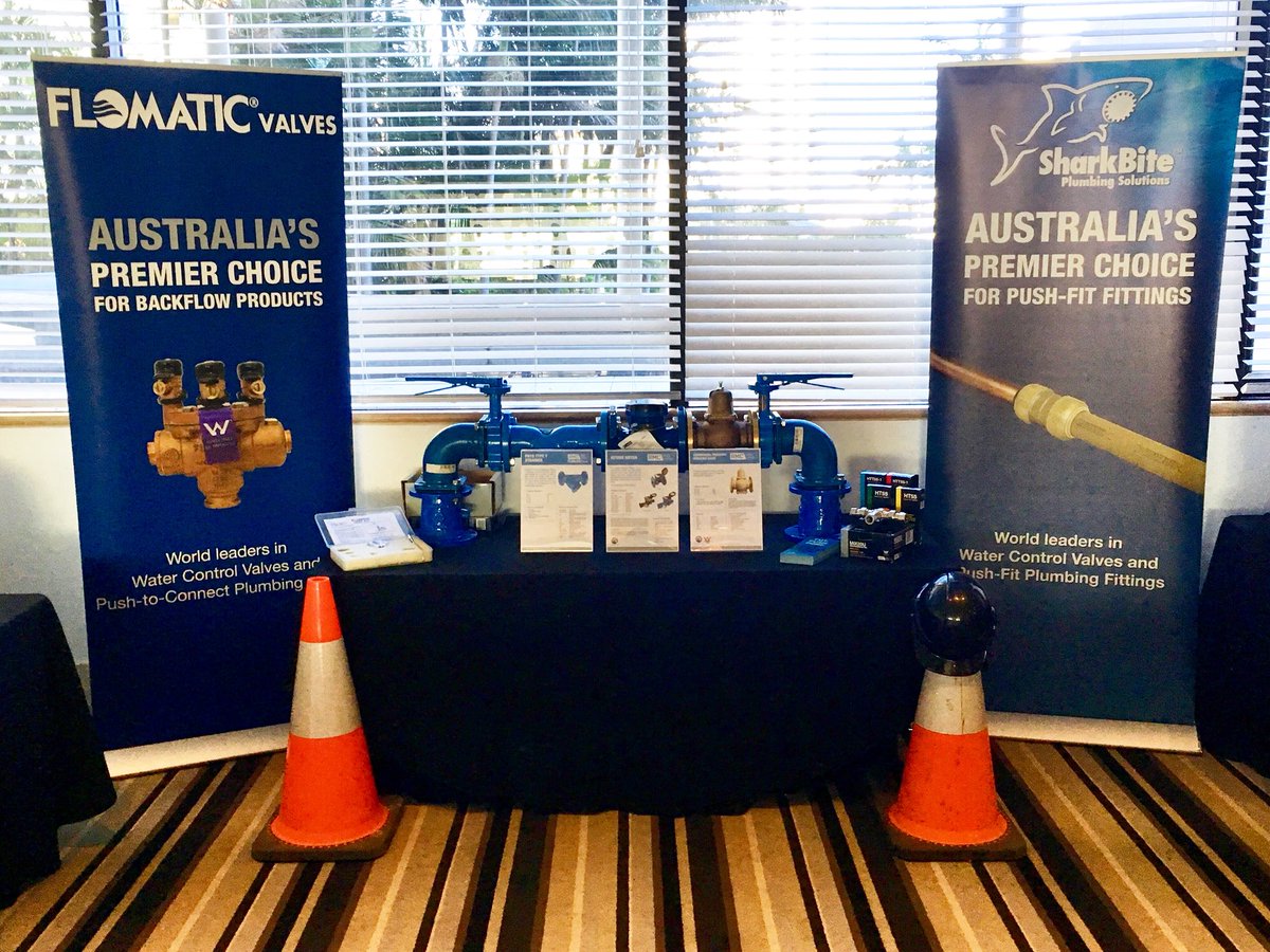 SharkBiteAUS's tweet photo. We're out at the Plumbing Plus conference today at the QT Gold Coast. If you're here come say hello! ๐ด
#SharkBite #RMCWaterValves #Flomatic #NothingBeatsTheShark https://t.co/aM64dj4w80