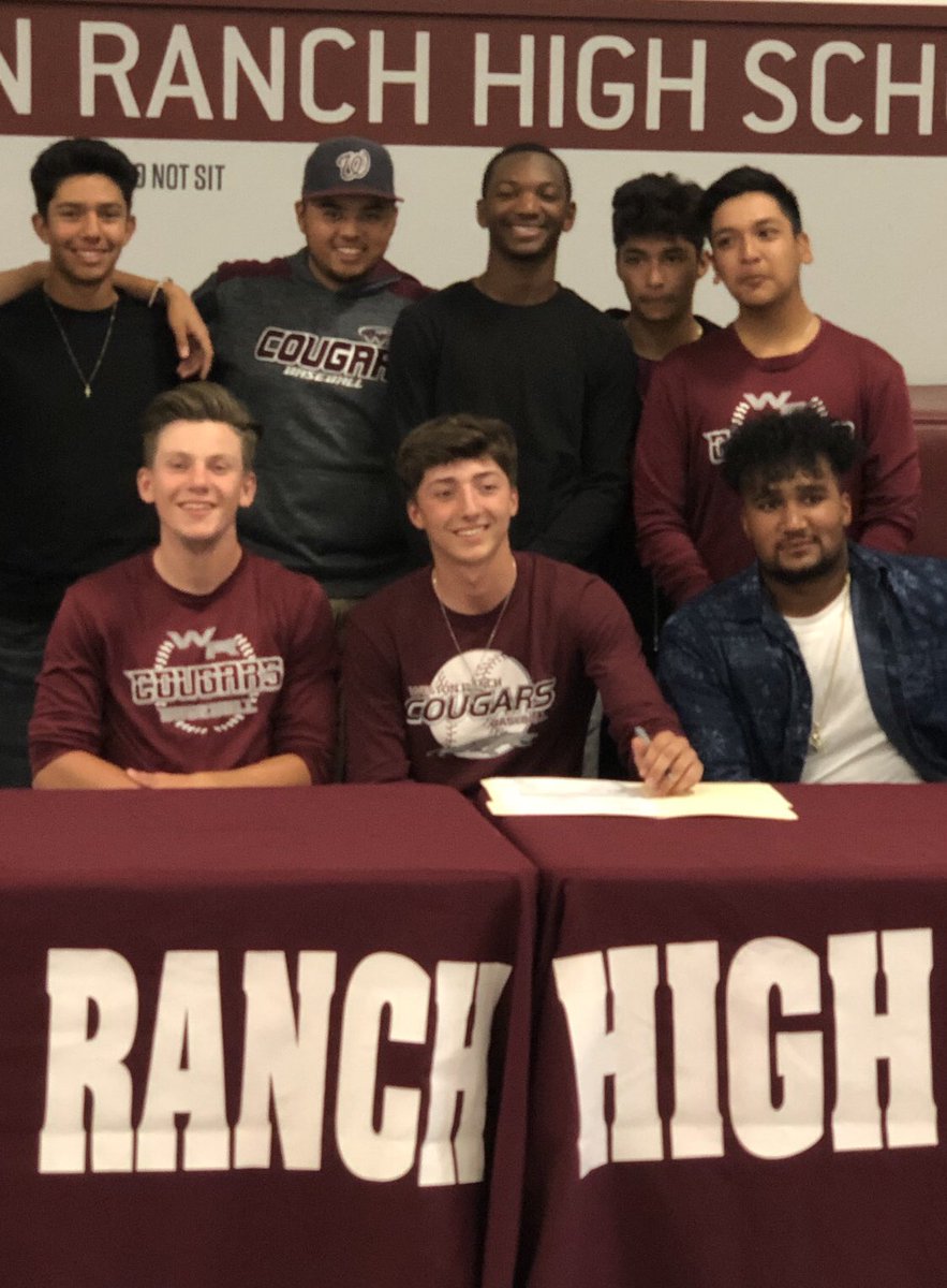 Rylan Tinsley signs to play baseball for Stanislaus State!! Congratulations on this great accomplishment! We can’t wait to see you play at the next level! <a href="/BairdFrancine/">Dr. Francine Baird</a> <a href="/WestoRancho/">WestoRancho</a> <a href="/its_coach_ed/">Ed Menzel</a> <a href="/WRHSLEADERSHIP/">WRHSLEADERSHIP</a>