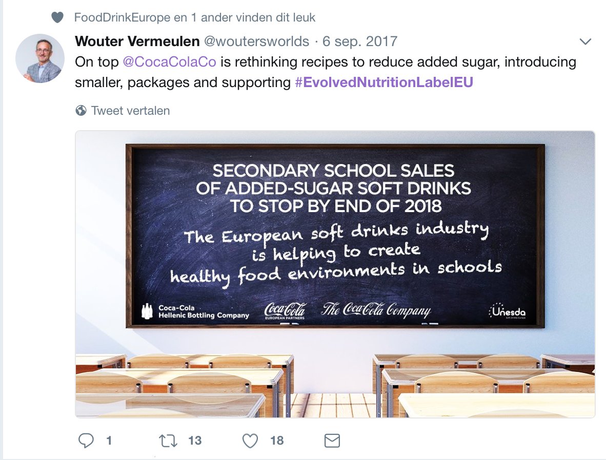 tijdvooreten's tweet photo. We don't need no education
We don't need no thought control
No dark sarcasm in the classroom
#CocaCola, #Mondelēz, #Mars, #Nestlé, #PepsiCo #Unilever, leave them kids alone!
No Evolved Nutrition Label in the Netherlands!?
#Schoolkantines #EvolvedNutritionLabelEU #Lobbycratie https://t.co/n1P9kg7pW0