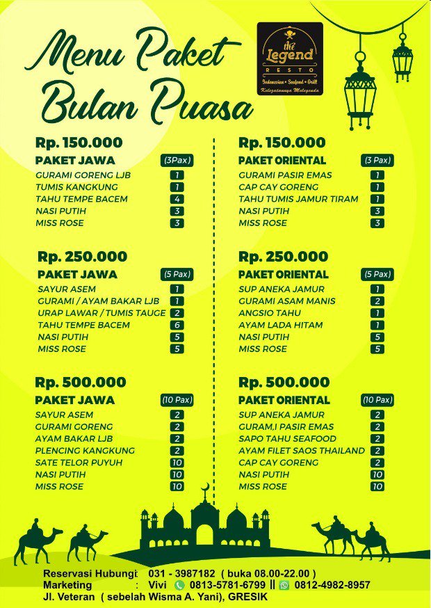 KWSGOfficial's tweet photo. Marhaban ya #Ramadhan 
@legend_resto menyediakan berbagai paket menu #berbuka #puasa sesuai kebutuhan Anda. 
Yuk percayakan momen #berbukabersama dengan kesayangan atau kolega Anda pada #legendrestoKWSG https://t.co/lypWbJtxgq