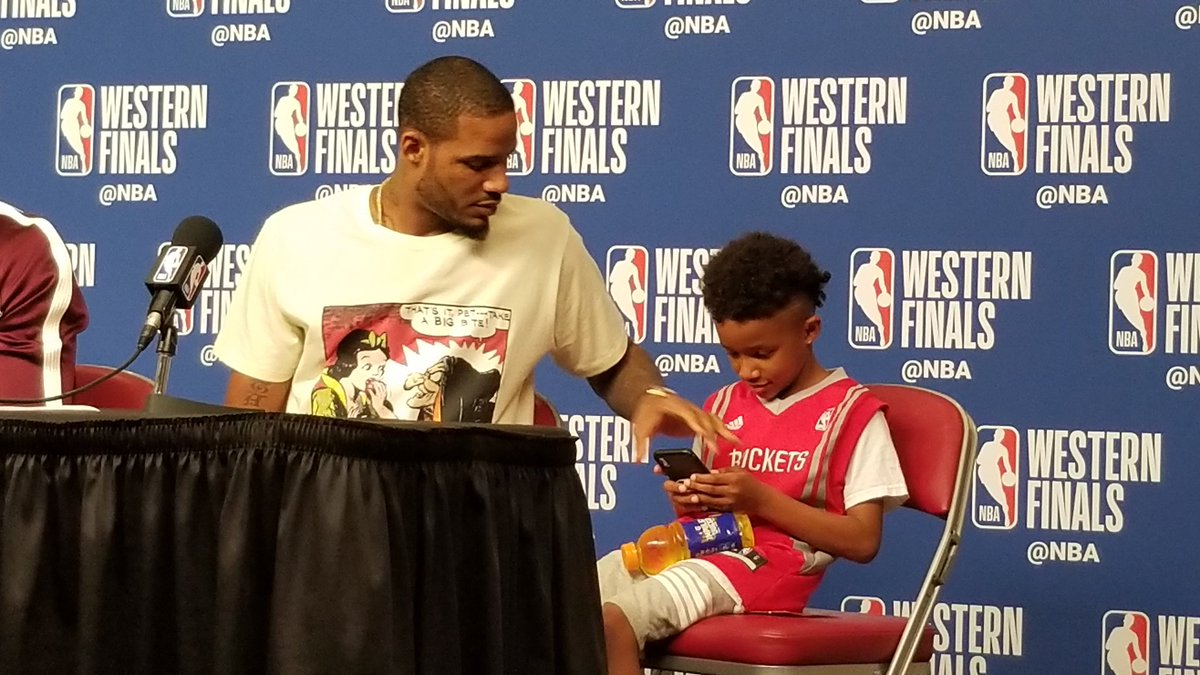 ClutchFans on Twitter: "Trevor Ariza's son has joined him at the ...