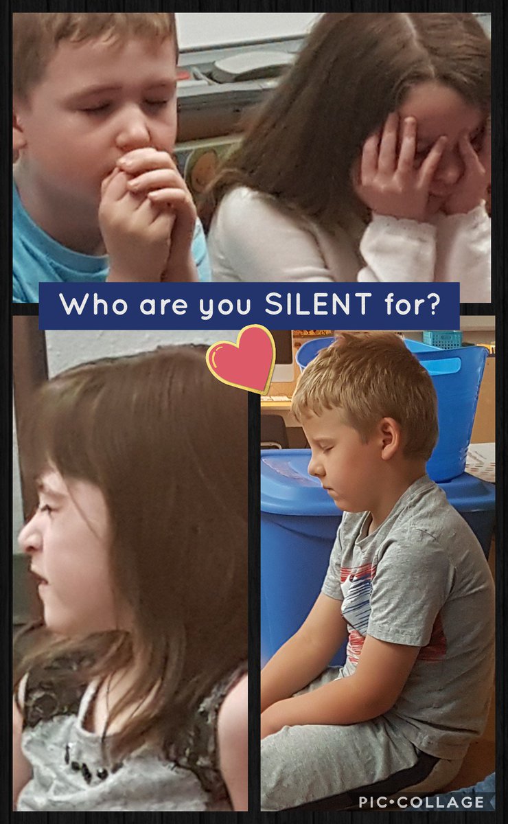 We are SILENT for all the children who have no voice, safety, access to education, shelter or food ❤ <a href="/NMR_School/">NMR_School</a> #wearesilent