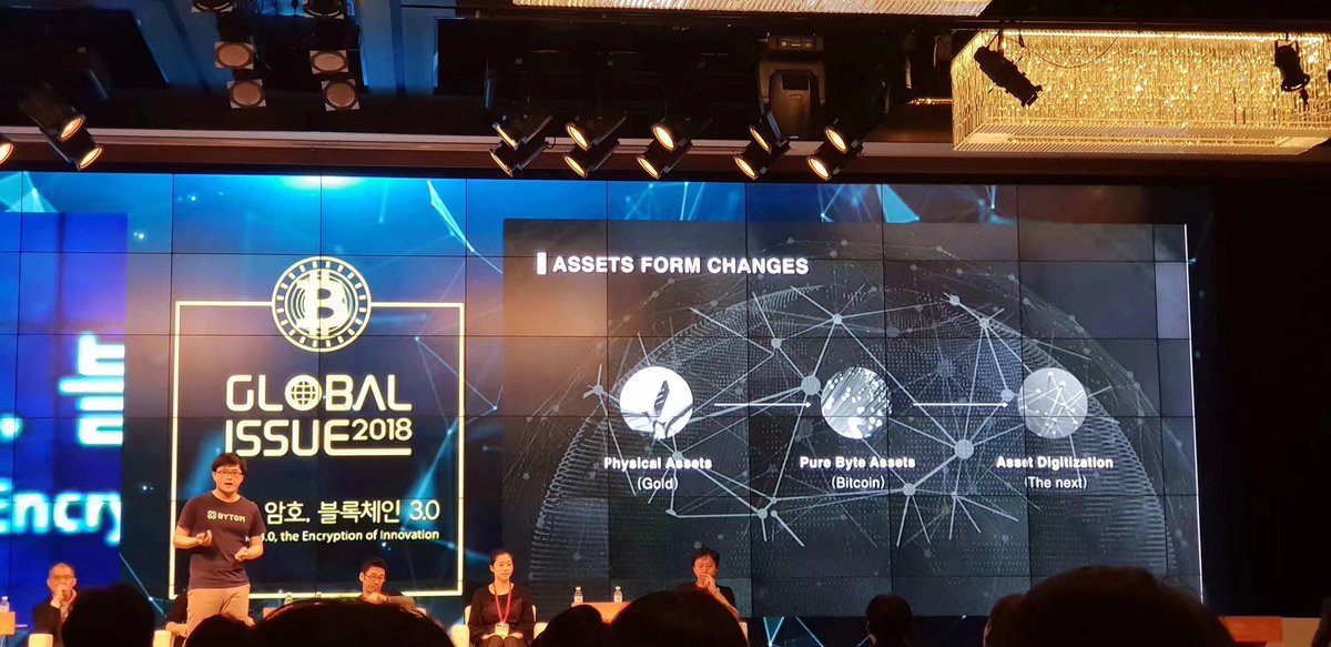 BytomDAO's tweet photo. Bytom COO introduced Bytom concept, its unique #Tensority Algorithm and why we adopt POW to Korean community on #GlobalIssue2018 in Seoul.
"One Camera, One Vote"
@mtnnews Find the local news: https://t.co/sf6fzwG2lf https://t.co/Etj409WtMp