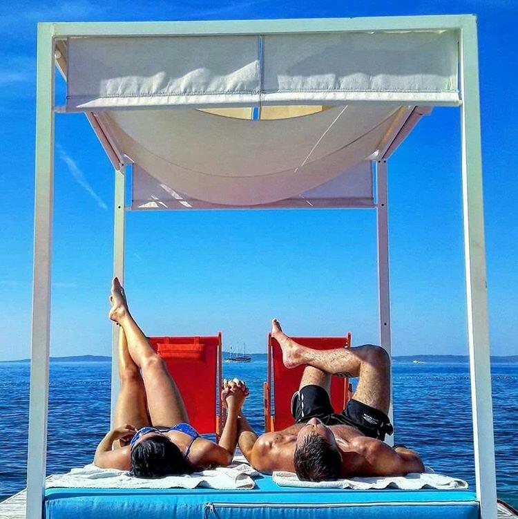 RadissonSplit's tweet image. #hedonism state of mind in @RadissonSplit #beach #seascape #CoupleGoals #relaxing #flipflop