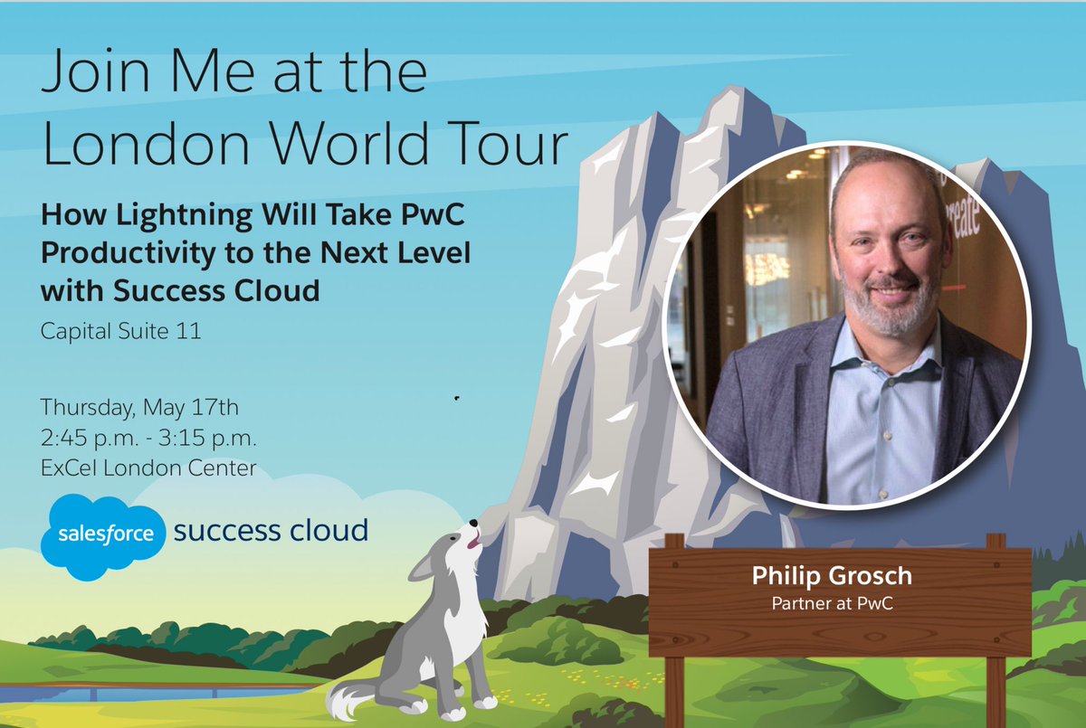 philgrosch's tweet photo. #salesforcetour looking forward to sharing the PwC digital transformation journey powered by Salesforce Lightning #getdigitalright #pwc https://t.co/7PvNelcbEU