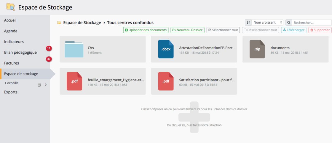 Une importante mise à jour de l'espace de stockage intégré dans <a href="/Dendreo/">Dendreo</a> vous offre un accès plus ergonomique à vos documents et une plus grande simplicité d'utilisation. Vos fichiers uploadés sont évidemment encryptés et hébergés en France ! #FormPro