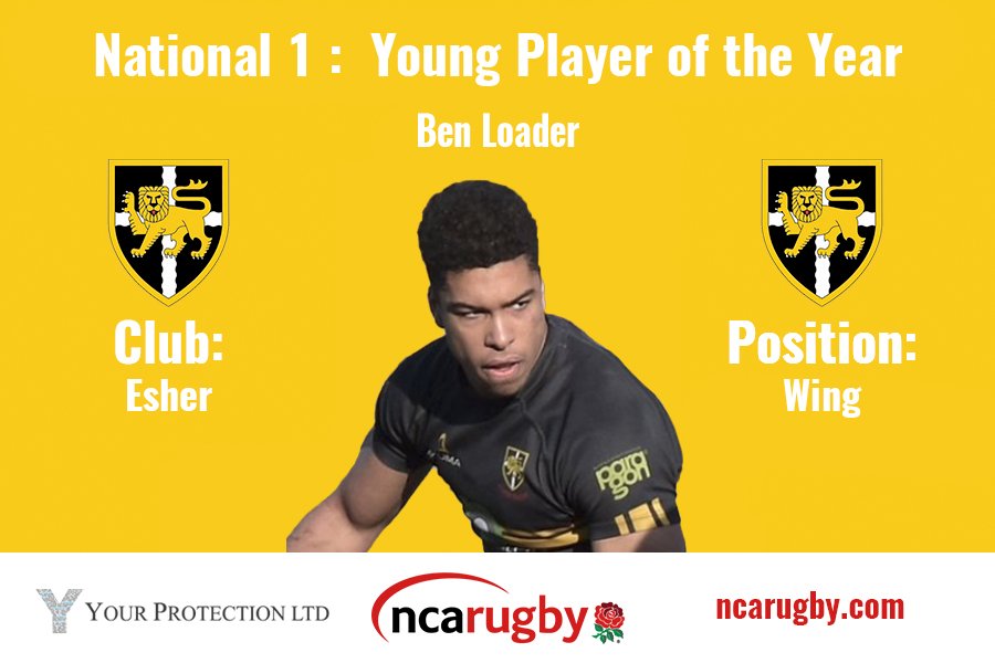 Natleague_rugby's tweet photo. Next up is Young Player of the Year: 
#Nat1 @esherrugby's Ben Loader
#Nat2N @Huddersfield_RU's Harry Davey
#Nat2S @Rams_RFC's Jordan Souter https://t.co/x2IKdmFByQ