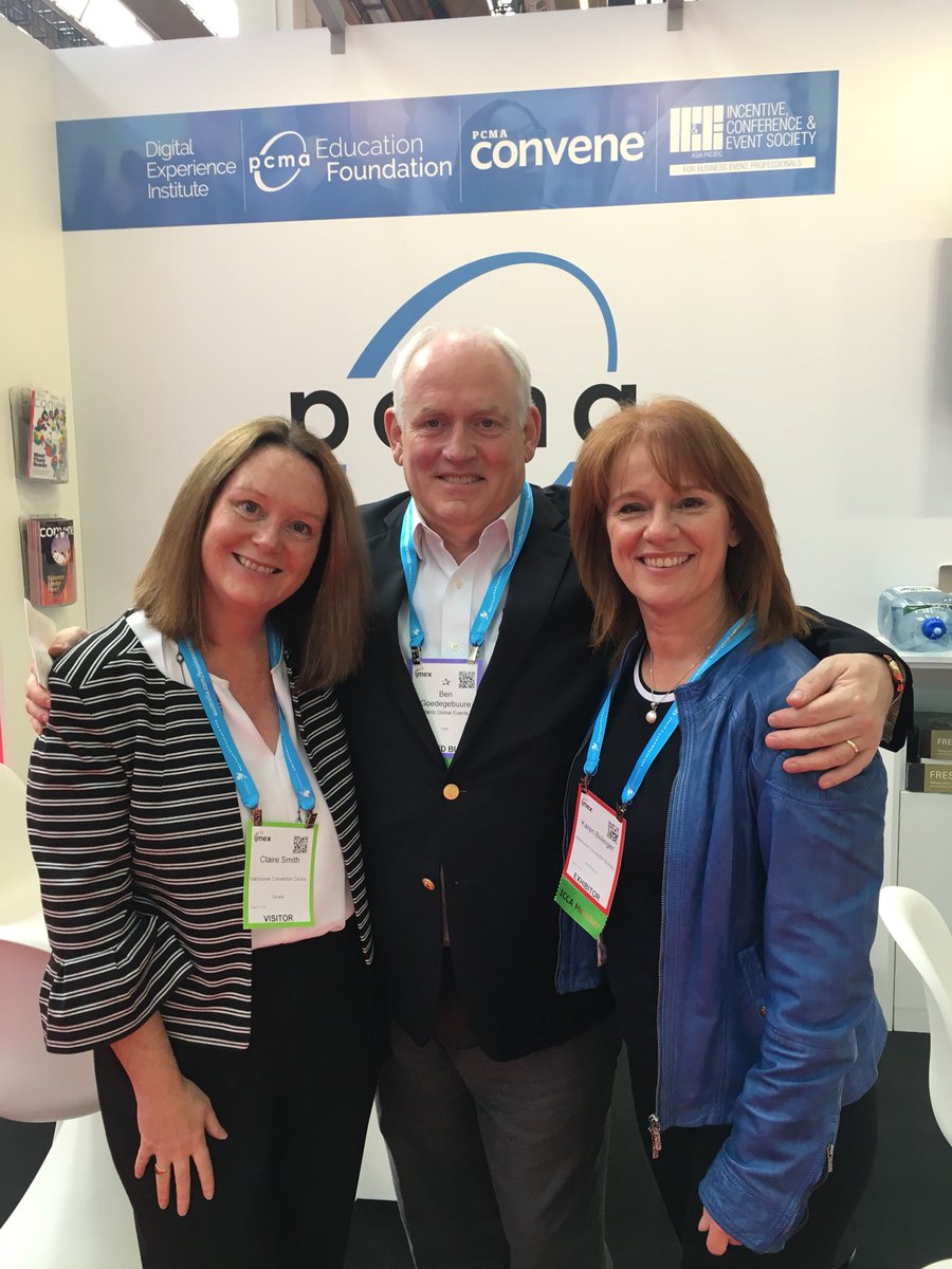 Sheilamires's tweet image. Congratulations @BolingerKaren &amp;amp; @bgoed on your awards, well deserved! #chairclaire @ClaireConnects @pcmahq #eventprofs #eventboss