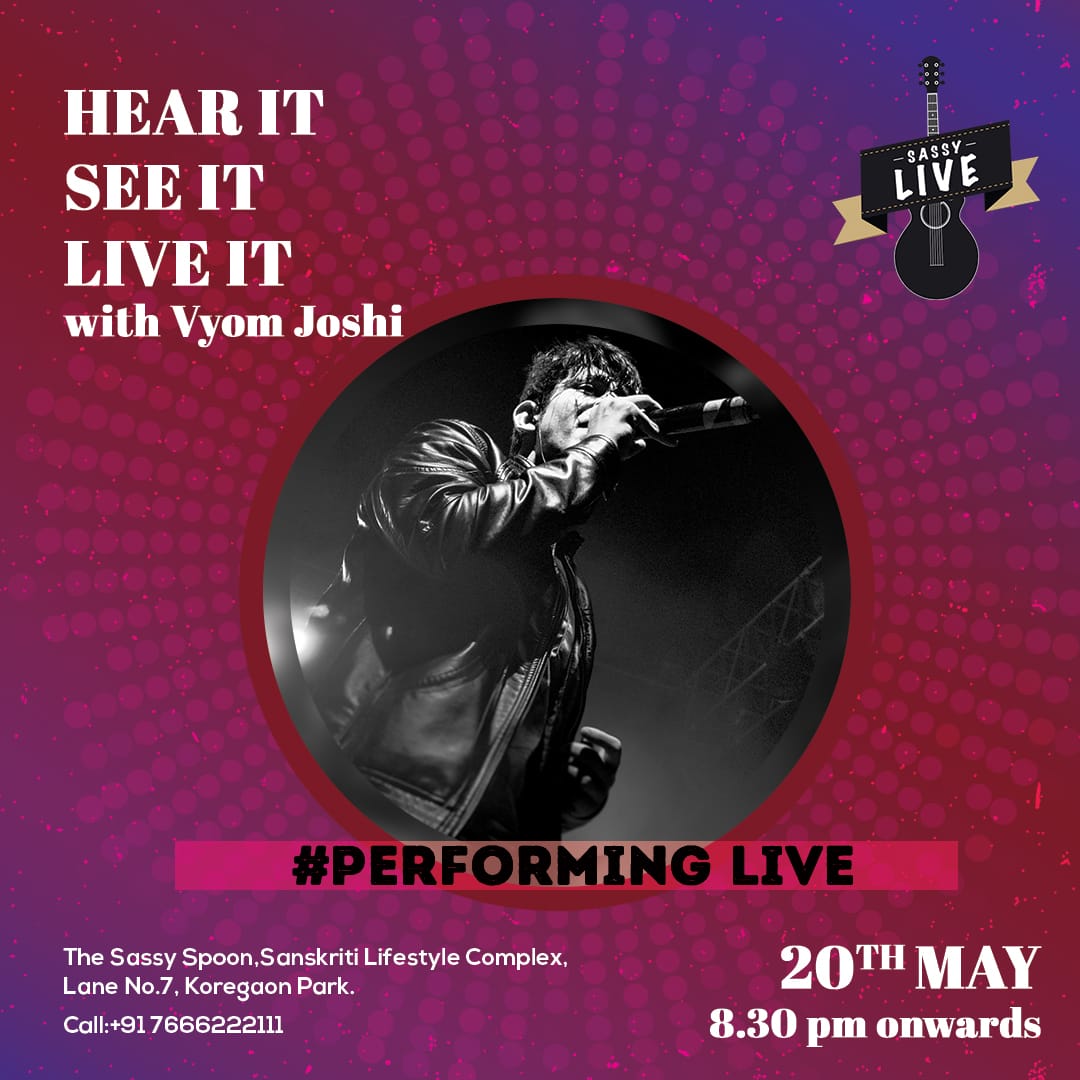 Hey guys, 
I will be playing @thesassyspoon this Sunday, on the 20th of may, 8:30pm onwards. Hoping to see you there. 😍😍😘
#punemusicians #acousticgig #indiansingers #music #livemusic #punesingers #acousticmusicians