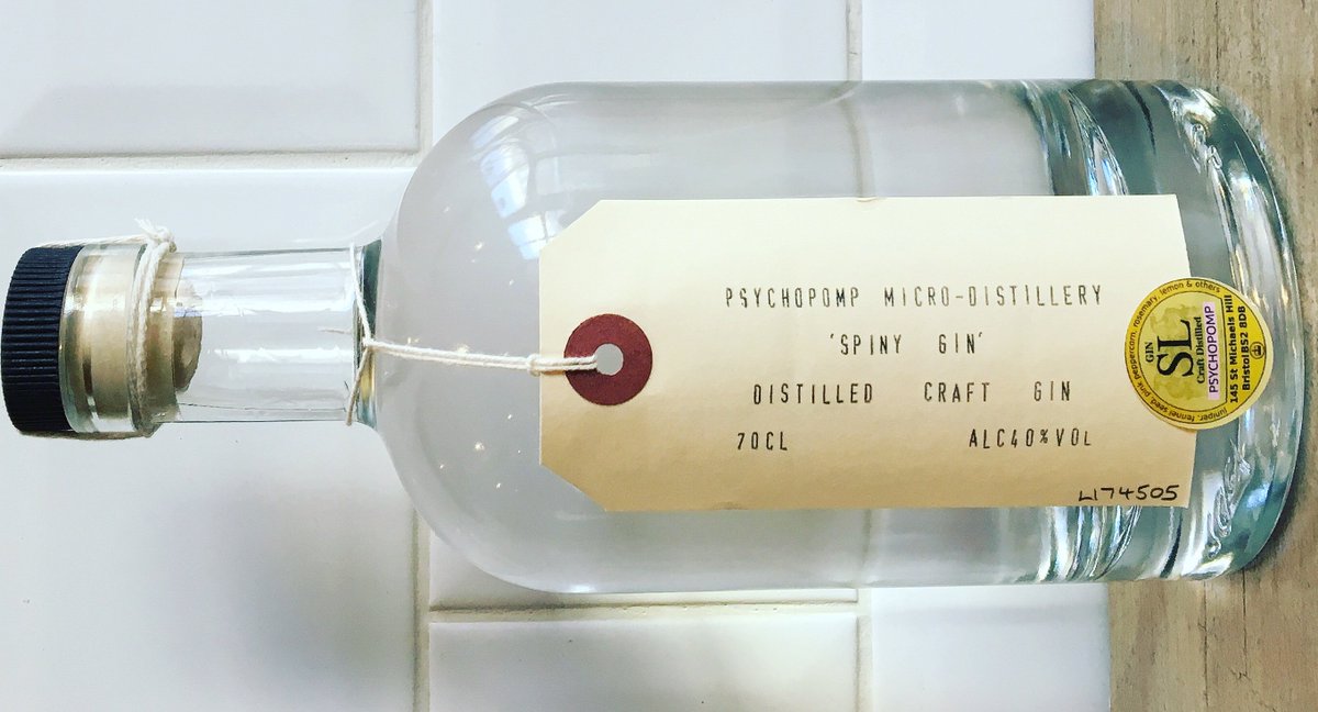 ‘Spiny Gin’ our bespoke recipe for <a href="/_SpinyLobster/">The Spiny Lobster</a> and topic of our latest blog post! Using Rosemary, Pink peppercorn and Fennel seed ow.ly/wHJL30k2AQG #gin #bristol #microdistillery