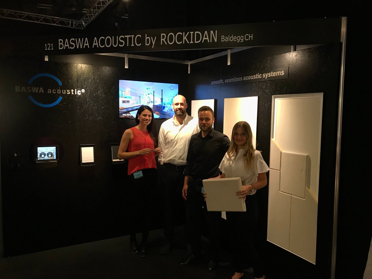 Visit us today at Architect@Work Copenhagen booth #121
#HealthyArchitecture #BASWAacoustic #NeverSeenAlwaysHeard