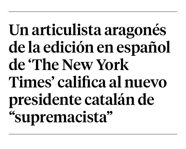 1 “Un articulista aragonés” me llaman en La Vanguardia, porque eso debe de ser relevante.